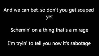 Beastie Boys - Sabotage Lyrics