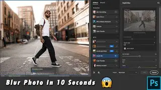 1 Click Background Blur Trick 2022 | Photoshop Nueral Filters | By Mr. Photoshoper