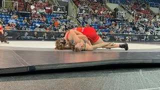 David Gleason MO- Fargo Greco 138 lbs- third place REVENGE match- 2023