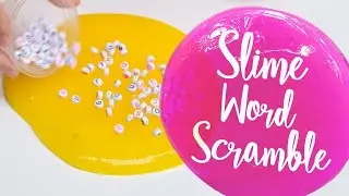 Slime word scramble