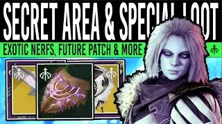 Destiny 2: NEW SECRET AREA & EXOTIC NERFS! Loot BUFF, Missing Drops, Exclusive Items & 2024 Updates