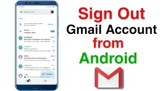 How To Sign Out From Gmail in Android 2023 || Logout Gmail Account Android 2023