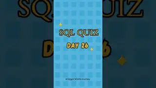 SQL quiz day 26 |what is the view in MySQL? 