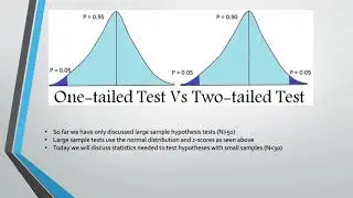 Hypothesis Testing Part II