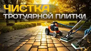 Чистка тротуарной плитки. Как вернуть первозданный вид?