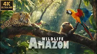 Wildlife of Amazon 4K - Animals That Call The Jungle Home | Amazon Rainforest | Relaxation Film