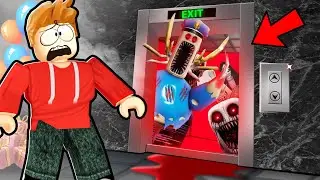 ROBLOX CHOP AND FROSTY PLAY SCARY ELEVATOR WITH BARRY