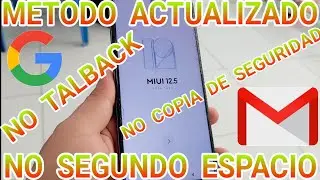 Nuevo Método Miui 12.5 android 12 /11/10 / Eliminar cuenta de google xiaomi miui 12.5 / 2023