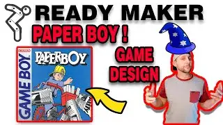 #2 - HOW TO MAKE THE PAPER BOY VIDEO GAME IN READY MAKER