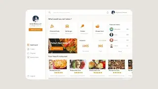 JavaFX UI: Food Delivery Design