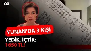 YUNANDA 3 KİŞİ YEDİK, İÇTİK : 1650 TL !!!