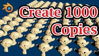 Create Numerous Duplicate Copies | Array Modifier with Proportional Editing | Blender 2.9x
