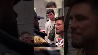 Aljamain Sterling and Henry Cejudo’s first encounter on fight week 👀 #shorts