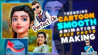 Trending cartoon smooth animation face photo making   Malayalam