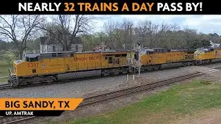 Big Sandy, Texas, USA | Virtual Railfan LIVE !