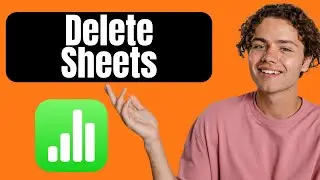 How to Delete a Sheet in Apple Numbers Spreadsheet