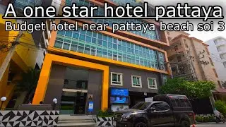 A one Star Pattaya Hotel , Budget hotel in Pattaya  (100m from the Beach )