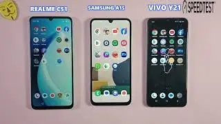 | Realme C51 Vs Samsung A15 Vs Vivo Y21 | Speed Test & Comparison | 2024 |