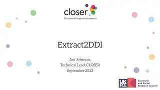 Extract2DDI - Jon Johnson, CLOSER