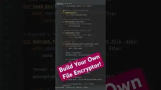 Encrypt Any File Using Python! #python #pythontutorial #programming