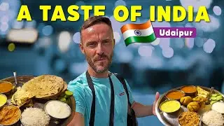 Eating a Rajasthani Thali in Udaipur, India🇮🇳