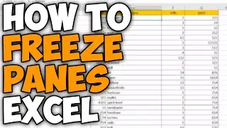 How to Freeze Panes in Excel 2023 | Freeze Panes in Excel | Excel Freeze Panes 2023