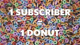 I 3D modeled One Donut For Each Subscriber - 500 Subscriber Special