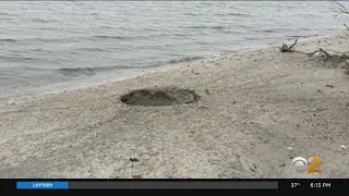 Blast Leaves Behind Mysterious Crater On Fox Island