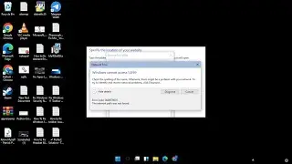 Error Code 0x80070035 The network path was not found
