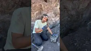 CRYSTAL collecting at the RED cloud mine #crystals #outdoors #geology @TheCrystalCollector ￼