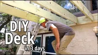 How to Build a deck- DIY Style -in 3 days Step by step Beginners guide