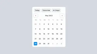 Build a Stylish Datepicker with HTML and CSS