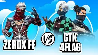 Zerox FF📲 Vs ​⁠4FLAG Gamer📲 & GTK Gaming🖥️| The Final Fight🔥