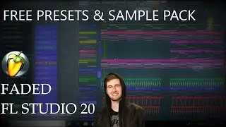 Alan Walker - Faded in Fl Studio 20 ( Free Samples Packs + Free Sounds Fl Studio 20 )