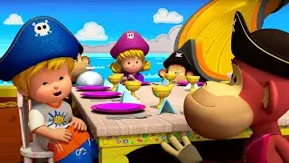 Pirates Halloween Party - Little People | New Episodes | WildBrain Little Jobs
