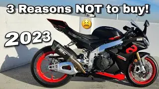 3 Reasons you'd REGRET buying a 2023 Aprilia RSV4 1100 !
