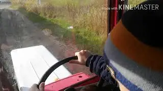 Юмз, т25-учимся вождению.YUMZ, T25-learning to drive