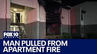 Man found unconscious in burning Phoenix apartment