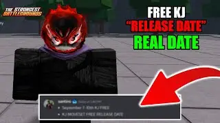 FREE KJ RELEASE DATE! HUGE UPDATE NEWS | The Strongest Battlegrounds Roblox