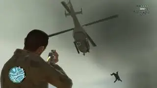 GTA 4 - Burger Shot Massacre + Six Star Escape