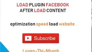 Optimization speed when load plugin facebook [up speed website]