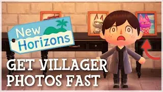 Animal Crossing New Horizons - Get Villager Photos Fast (Best Method)