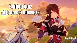 Beidou Quiz Hangout Event All Correct Answers | Genshin Impact 2.3