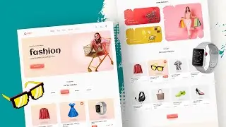 Responsive Fashion Ecommerce Website HTML, CSS, SASS and JavaScript