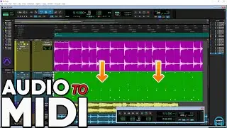 PRO TOOLS 2020.11 - AUDIO TO MIDI (NEW FEATURE)