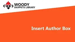 Insert Author Box