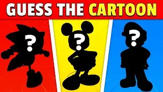 Guess the CARTOON character by its SHADOW 🏰🐰👸🏼 Cartoon Silhouette Quiz