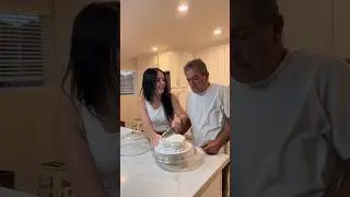 Pranking my dad with a fake cake! How did it turn out?! Comment your reaction!