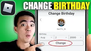 How to Change Your BIRTHDAY If 𝗨𝗻𝗱𝗲𝗿 𝟭𝟯 on Roblox (2024)