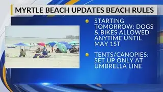 Horry County beach rules set to change after Labor Day